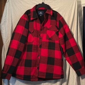 Men’s medium fleece lined jacket new w tags